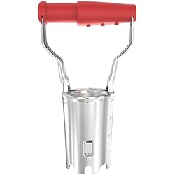 FLORA GUARD Bulb Planter with Depth Markers - Automatic Soil Releasing Seed Bulb Transplanter for Planting/Digging Tulips, Daffodils, Dahlias and More