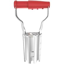 FLORA GUARD Bulb Planter with Depth Markers - Automatic Soil Releasing Seed Bulb Transplanter for Planting/Digging Tulips, Daffodils, Dahlias and More