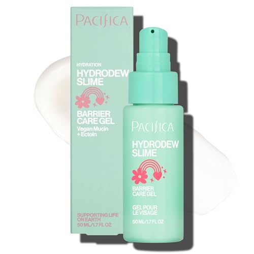 Pacifica Hydrodew Slime Vegan Snail Mucin Barrier Face Moisturizing Gel, Hydrating For Smoothing & Refining Skin, Vegan & Cruelty-Free