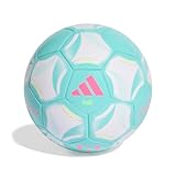 adidas Unisex Messi League Ball, White/Flash Aqua/Halo Mint/Lucid pink, 5