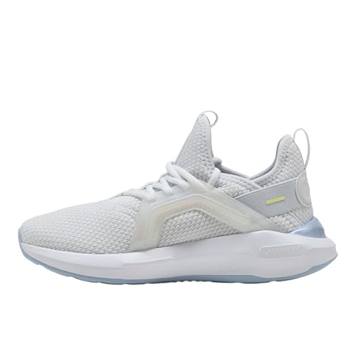Image of Puma Women's Softride Enzo 5 Cross Training Shoes, Silver Mist-Haute Tropic-Gold Moon AH25, 9.5