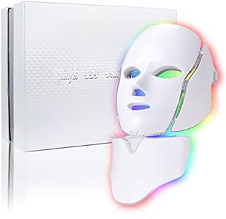LED-Face-Mask-Light-Therapy 7 Colors LED Facial Skin Care Mask Red Light Therapy Mask LED Lights for Facial at Home