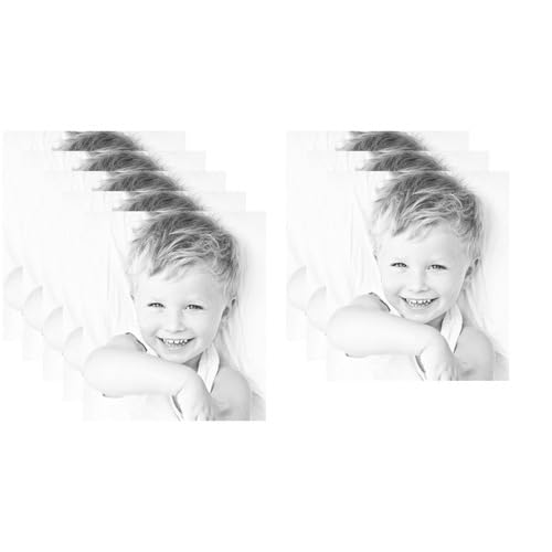 16x16 Light Cream/Light Cream Custom Mat for Picture Frame with 12x12 Opening Size (Mat Only, Frame NOT Included) - 8 Pack