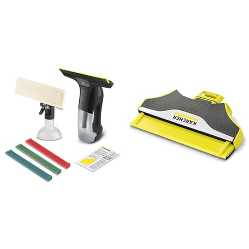 Kärcher Nettoyeur de Vitres WV 6 Plus Multi Edition, Autonomie Extra Longue : 100 min & 2.633-512.0, Accessoire OC, Jaune
