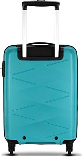 Image of Kamiliant by American Tourister Polypropylene 55 cms Aqua Hardsided Cabin Luggage (KAM TRIPRISM SP 55CM - Aqua)