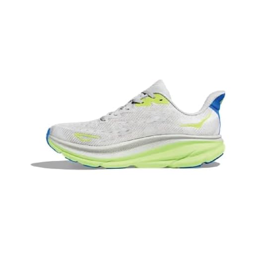 Hoka Tênis masculino Clifton 9, Poeira estelar/cobalto elétrico, 43