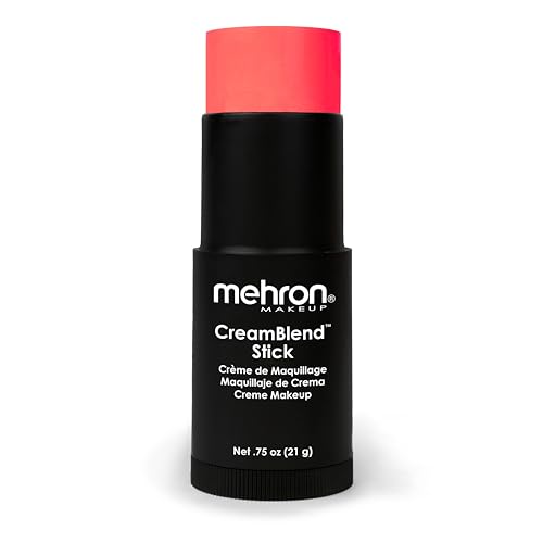 Image of Mehron Makeup CreamBlend Stick | Face Paint, Body Paint, & Foundation Cream Makeup | Perfect for Halloween .75 oz (21 g) (Auguste)