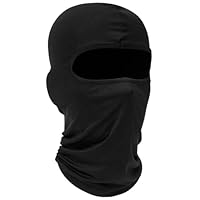 NXPUXP Balaclava Gesichtshaube,Sturmhauben,Motorrad Radfahren Ski Sturmhaube,Sturmhaube elastischer UV-Schutz,Unisex Männer Frauen Kinder(Schwarz)