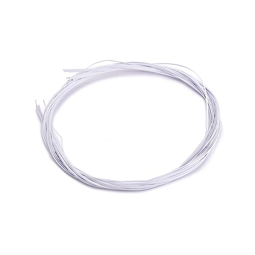 FAVOMOTO White Guitar Binding Strips 10 Pack 0.5mm Width Fit for Acoustic Classical Guitars