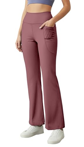 Image of Mehrang High Waist Wide Leg with Side Pockets || Stretchable Tights || Sports Fitness Activewear Yoga Pants for Women