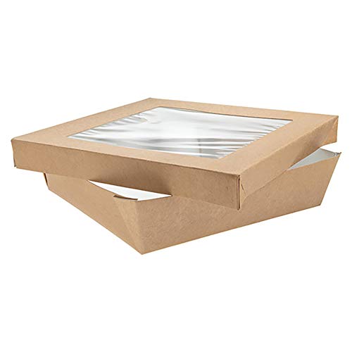 PacknWood -210GKL90DX-Clear Dome Lid for Soup Cups - coffee cup lids-parfait cups with lids reusable-oatmeal cups with lids-clear dome -plastic cup dome lid - (3.5) - Case of 1000
