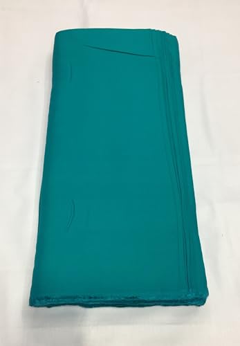 Image of BKRKJ Women's Rayon Cotton Unstitched Fabric by Meter for Sewing Suit Salwar Chudidar Patiyala Kurti Shirt Kameez Blouse Kurta Pyjama (5 Meter, Rama Green)