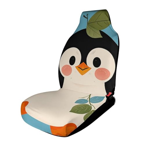 Housse de siège de voiture pingouin mignon pour un intérieur joyeux