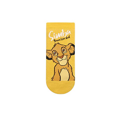 SIMEISM Unisex 1 par Rey León Simba/Jabalí/Aladdin Lámpara Dios/Dumbo Calcetines Harajuku Dibujos...
