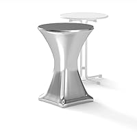 100 x premium hoezen voor statafels, stretch, 80 cm, metalic-zilver, hotelkwaliteit 210 g/m², met Öko-Tex-keurmerk, versterking bij het voeteneinde voor tafels met 80 cm - 85 cm diameter 100 x premium hoezen voor statafels, stretch, 80 cm, metalic-zilver, hotelkwaliteit 210 g/m², met Öko-Tex-keurmerk, versterking bij het voeteneinde voor tafels met 80 cm - 85 cm diameter