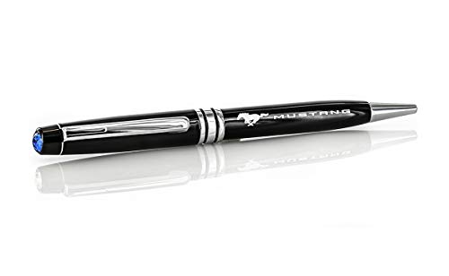 Mustang Ballpoint Pen with Blue Crystal