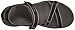 Teva womens W Verra Sandal, Black/Grey, 8.5 US