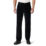 Amazon Essentials Men's Straight Fit 5 Pocket Corduroy Pant, Black, 34W x 30L