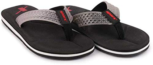 Image of SPARX men's new slippers collection for outdoor /Walking /jogging SFG-2113, Color-Black white,Size:UK-6