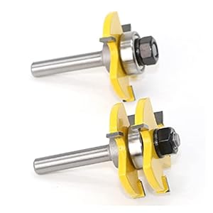 Rcbcplglnk 8 Schaft Holzbearbeitungs-Walzfräser 2 Stück