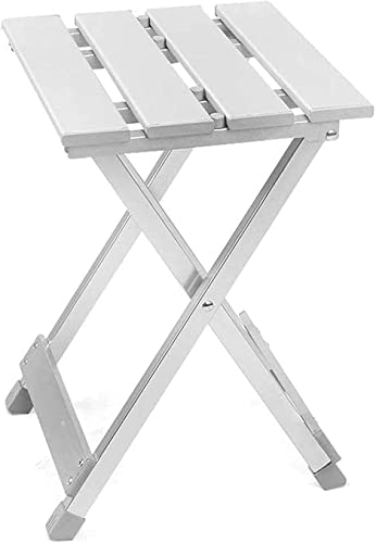 liyuzhu Tabouret en Plein air Chaise Pliante Chaise Pliante Pliante Loisirs Portable Silver Tabouret Pliant Chaise de pêche Chaise en Aluminium Tabouret Pliable for la pêche Camping Randonnée Cover