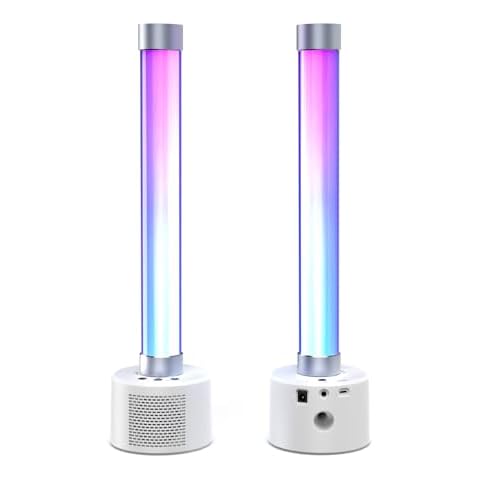 Queenfavor Game Light bar, RGB Backlight Light bar, Starry Sky Atmosphere Light, Room TV LED Light, Multiple Control Modes, Dynamic Music Sync Mode (Blue) Cover