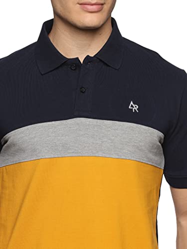 Image of ADRO Men's 100% Cotton Regular Fit Polo T-Shirt