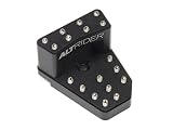 AltRider DualControl Rear Brake Pedal Riser & Enlarger Kit Compatible with Triumph Tiger 900 Rally/Pro - Adjustable Dual Level Control for Seated & Standing Riding - Improves Foot Grip - Black
