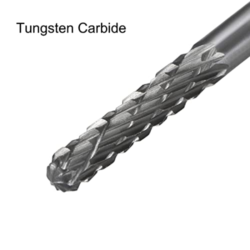 Fresa rotativa de carburo tungsteno 3mm con mango 1/8" miniatura 3
