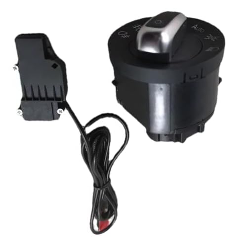 Interruptor de faro automático cromado para reparar luces en Jetta Golf MK5