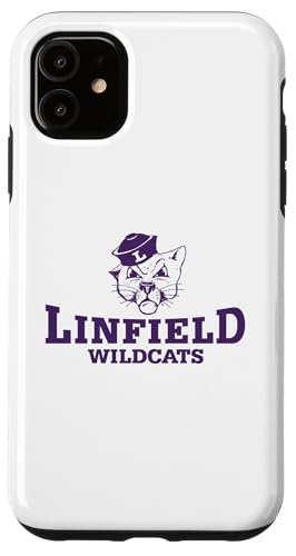 Linfield University Wildcats Mack Mascot Stacked �X�}�z�P�[�X iPhone 11 �p
