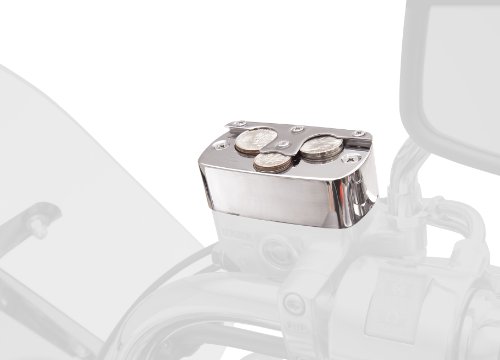 Cromado premium Show Chrome 52-689 portamonedas resistente para moto