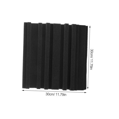 Mikinona 6pcs Paneles Acústicos de Esponja Aislante Acústico de Alta Densidad para Estudios KTV y Uso Doméstico miniatura 2