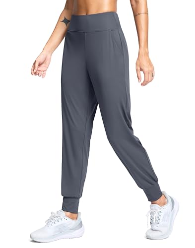Image of SANTINY Women's Joggers Pants with Pockets Lightweight High Waisted Athletic Gym Workout Pants for Women Yoga Travel