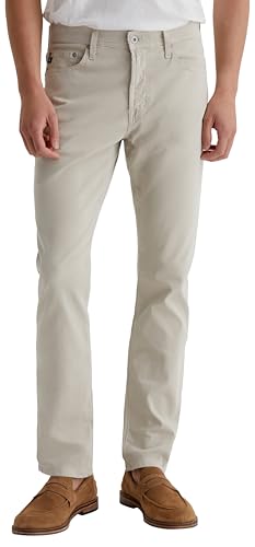 AG Adriano Goldschmied Men's Everett Slim Straight Sueded Sateen Pant2
