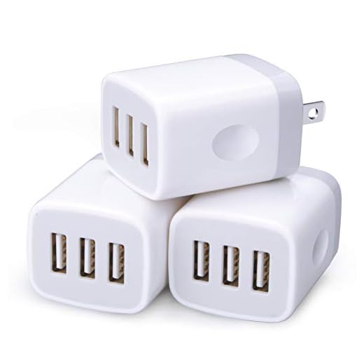 USB Charging Plug, Wall Charger Adapter,Sicodo 3Pack Universal Travel 3.1A 3 Muti Port Fast Charging Block Compatible with iPhone 12 SE 2020 11 Xs Max XR 8,Tablet,Samsung GalaxyS10,S9,Edge,HTC,Google