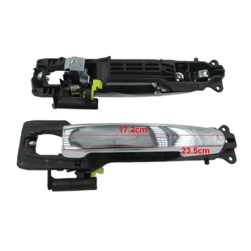 Poignée de porte BYD F3 argentée extérieure haute résistance mécanique