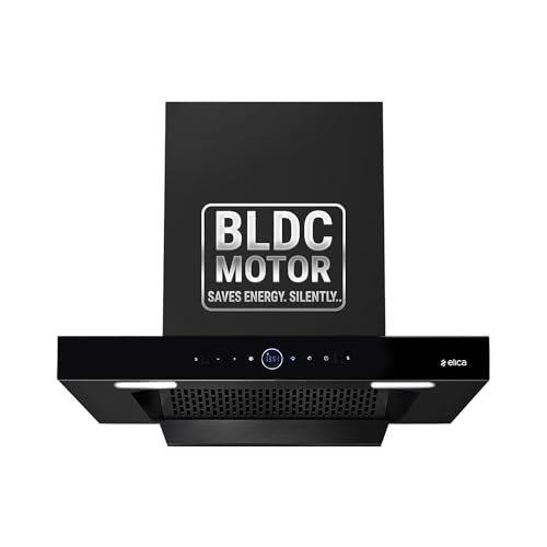 Image of Elica 75cm 1600 m3 /hr BLDC Filterless Autoclean Kitchen Chimney with 15 Years Motor & 5 Years Comprehensive Warranty | SPT PRO PLUS FL 750 BLDC HAC LTW MS NERO |Black| RPM Display| Touch+Motion Sensor