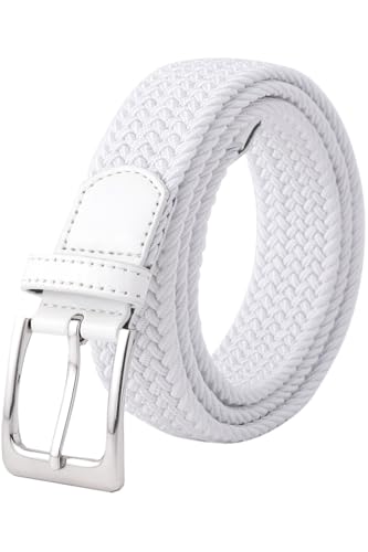 SAVILEMAN メッシュ伸縮ベルト ホワイト