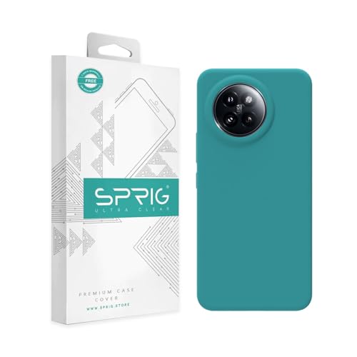 Image of SPRIG Compatible with Mi 14 Civi Premium SilkTone Back Cover Drop Tested Shock Proof Mobile Case for Men, Women, Boys and Girls with Camera Protection (Ocean Blue)