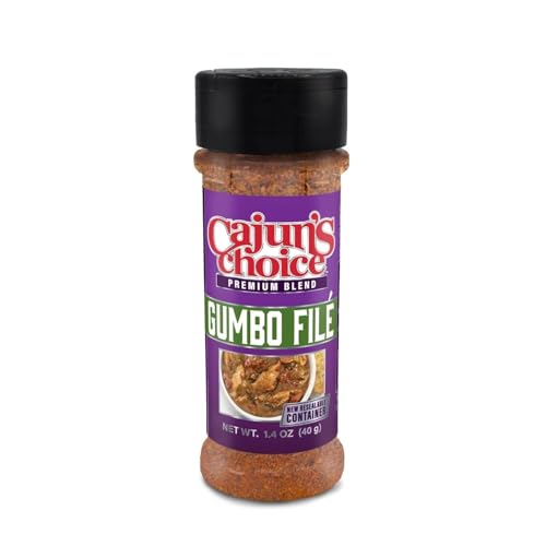 Cajun's Choice Gumbo File - 1.4 oz Jar, Pack of
