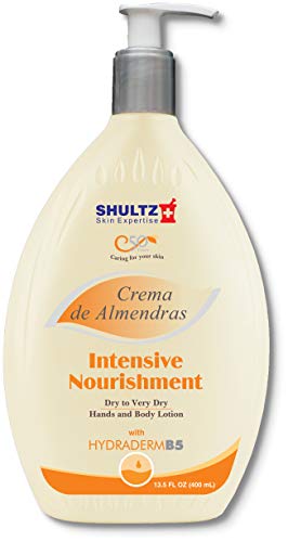Shultz Skin Expertise Crema De Almendras - Moisturizing Dry Skin Body Lotion - Body Cream for Dry Skin - Almond Cream Fragrance 13.5 fl oz - Loción Corporal Hidratante para la Piel Seca