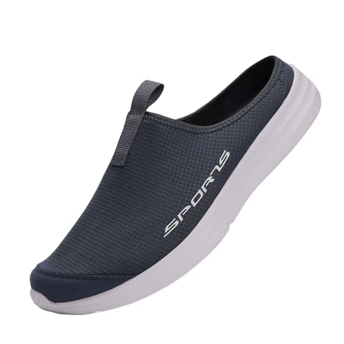 Men's Comfy Non Slip Mule Shoes, Breathable Quick Dry Beach Water Shoes for Men's Outdoor Activities