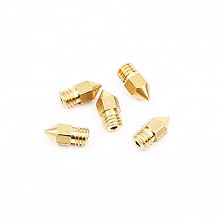 قطع غيار واكسسوارات طابعة Lysee ثلاثية الأبعاد - 5 قطع Creality3D 0.2 فوهة نحاسية Extruder لملحقات الطابعة ثلاثية الأبعاد