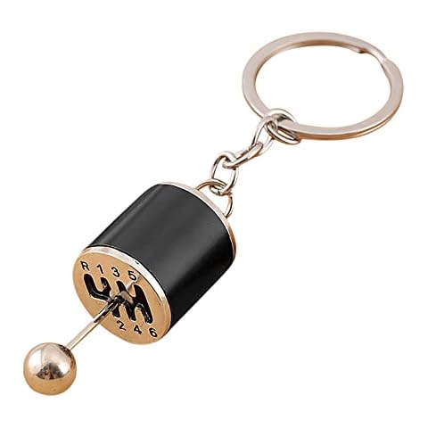 PANGHUBO Metal Keychain Funny Polished Turbocharger Keyfob Crafts Pendant Key Chain Car Parts Key Ring For Boyfriend Backpack Charms for Boys (Black, One Size) Cover