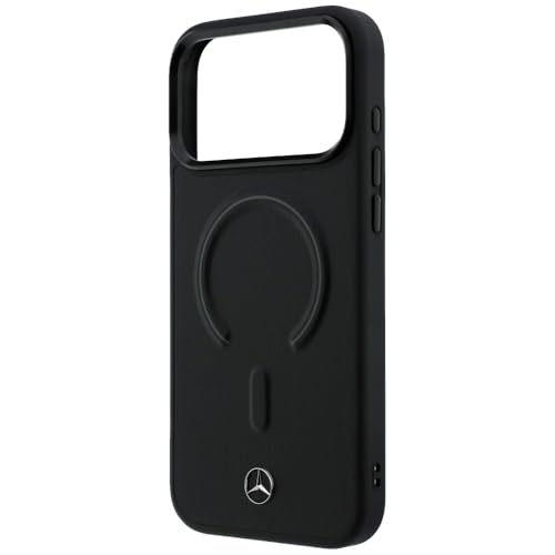 Coque cuir iPhone 17 Pro Max Mercedes protection MagSafe robuste