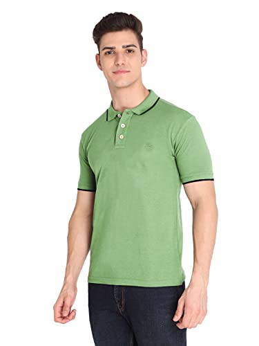 Image of CHKOKKO Men's Cotton Regular Fit Half Sleeves Polo T-Shirt