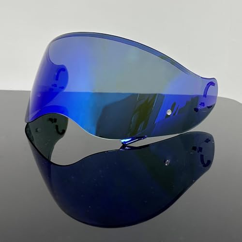 XYJTC Lente per Casco da Moto, Visiera for Casco da Moto for Casco SHOEI Hornet ADV Lente Scudo Parabrezza Accessori for Casco da Moto(Blue)