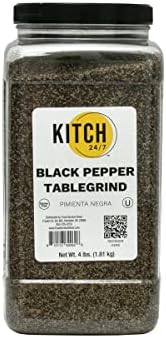 KITCH 24/7 Table Grind Ground Black Pepper, 4 Pound