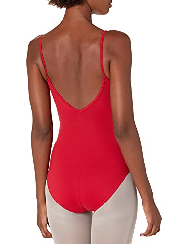 Mirella Women's Classic Scoop V-Back Camisole Dance Leotard